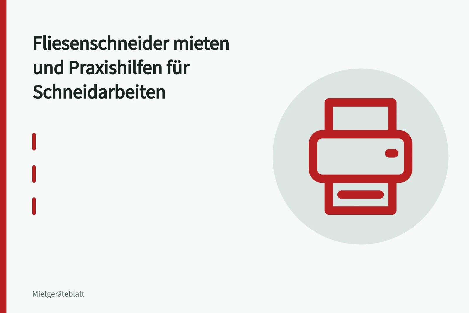 Handhebel-Fliesenschneider ritzt und bricht eine Keramikfliese auf der Baustelle